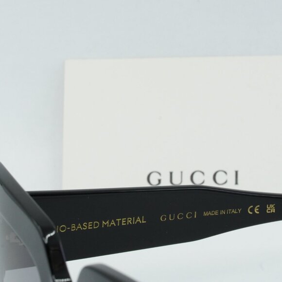 Gucci GG1111S 001 Square Sunglasses - Black/Grey main image 8